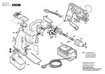 Bosch 0 601 938 5A0 Gbm 12 Ves-2 Cordless Drill 12 V / Eu Spare Parts